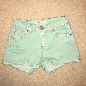 M2f brand denim shorts